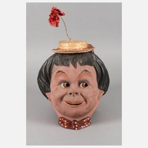 Faschingskopf Pappmaché