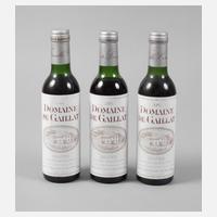 Drei Flaschen Rotwein111