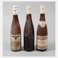 Drei Flaschen Weißwein111