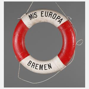 Rettungsring "M/S Europa Bremen"