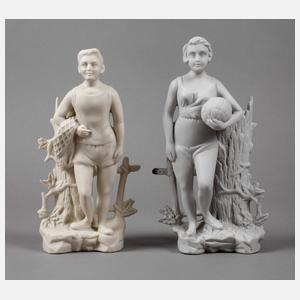 Fischerjunge und Sportlerin UdSSR