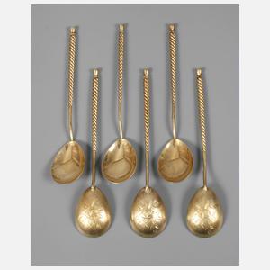 Sechs Silberlöffel Kiew