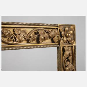 Bronzerahmen mit Weinlaubdekor