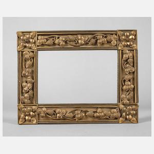 Bronzerahmen mit Weinlaubdekor