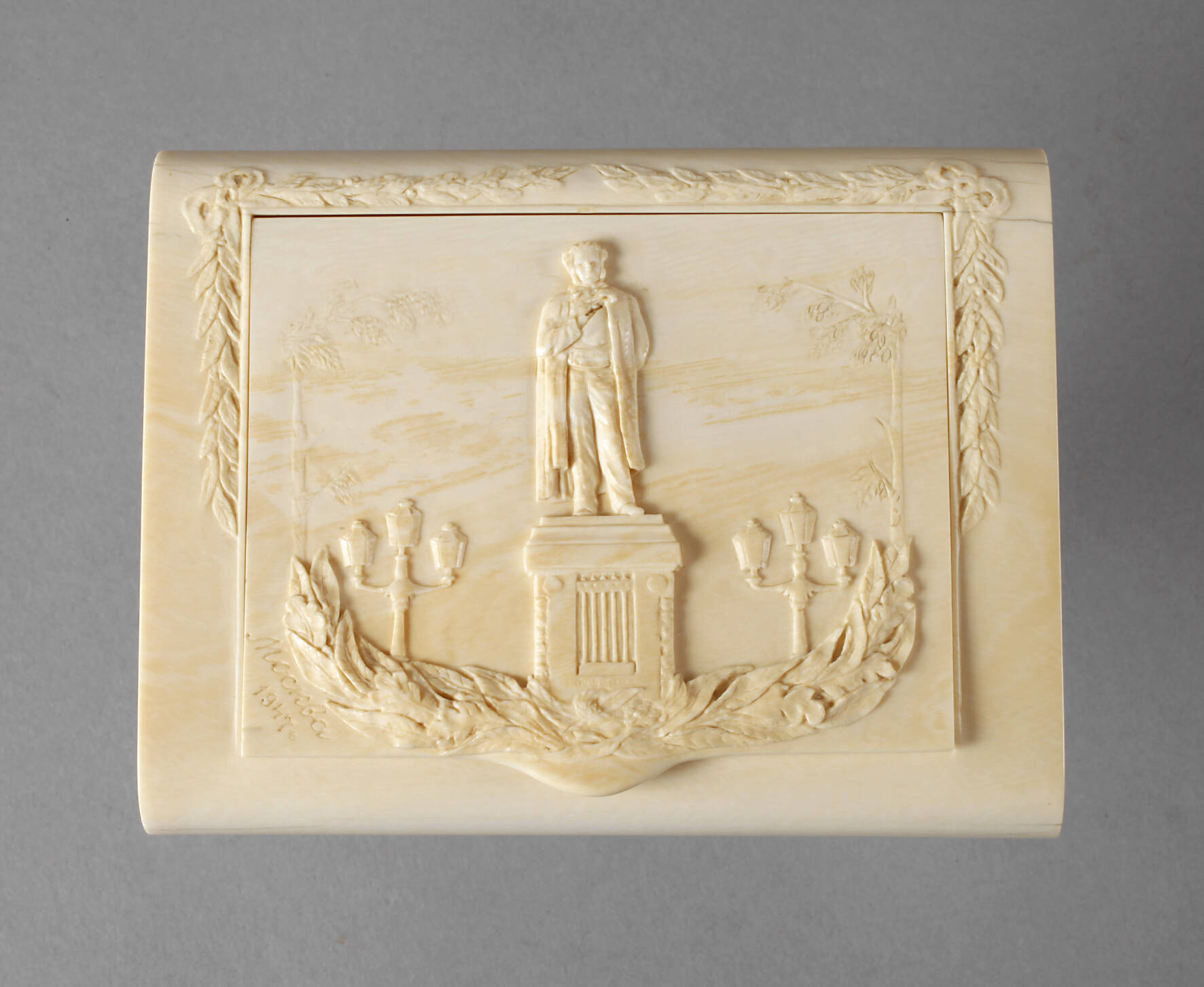 Zigarettenetui Elfenbein