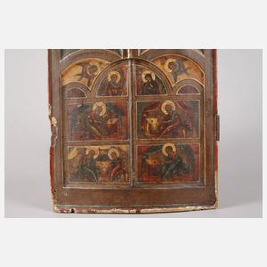 Flügel einer faltbaren Polyptychon-Ikonostase