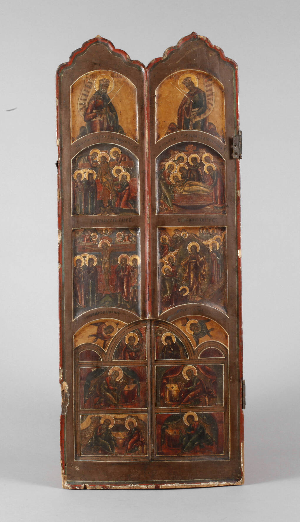 Flügel einer faltbaren Polyptychon-Ikonostase