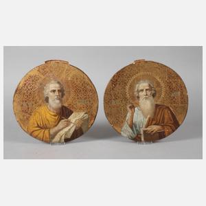 Paar Heiligenbildnisse