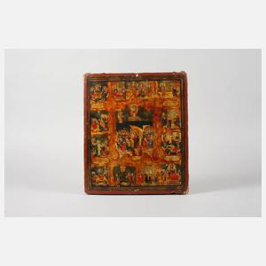 Festtagsikone und Oklad