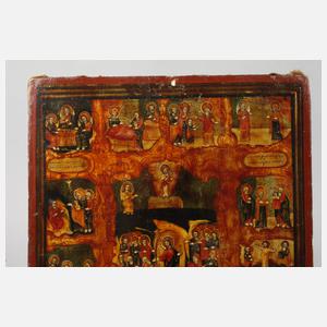 Festtagsikone und Oklad