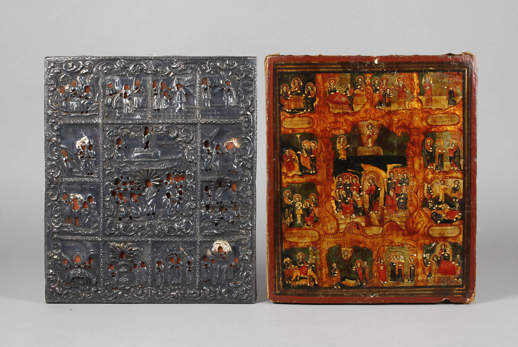 Festtagsikone und Oklad