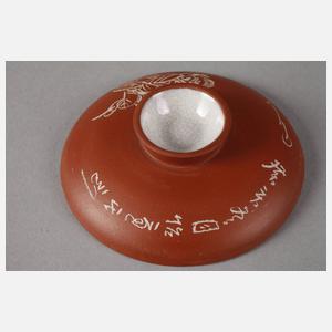 Teeschale mit Deckel