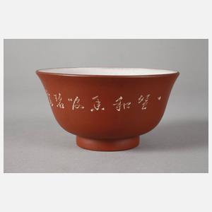 Teeschale mit Deckel