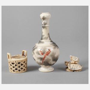 Zwei Elfenbeinschnitzereien