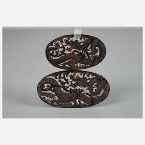 Konvolut Horn bez. Beinschnitzereien