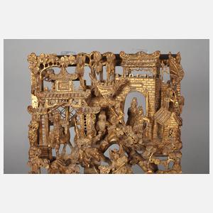 Geschnitztes Reliefbild