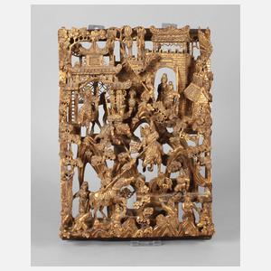 Geschnitztes Reliefbild