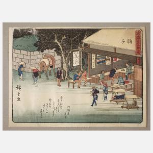 Farbholzschnitt Ando Hiroshige