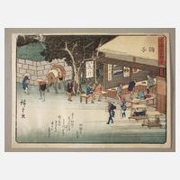 Farbholzschnitt Ando Hiroshige111