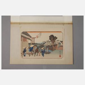 Farbholzschnitt Ando Hiroshige