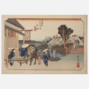 Farbholzschnitt Ando Hiroshige