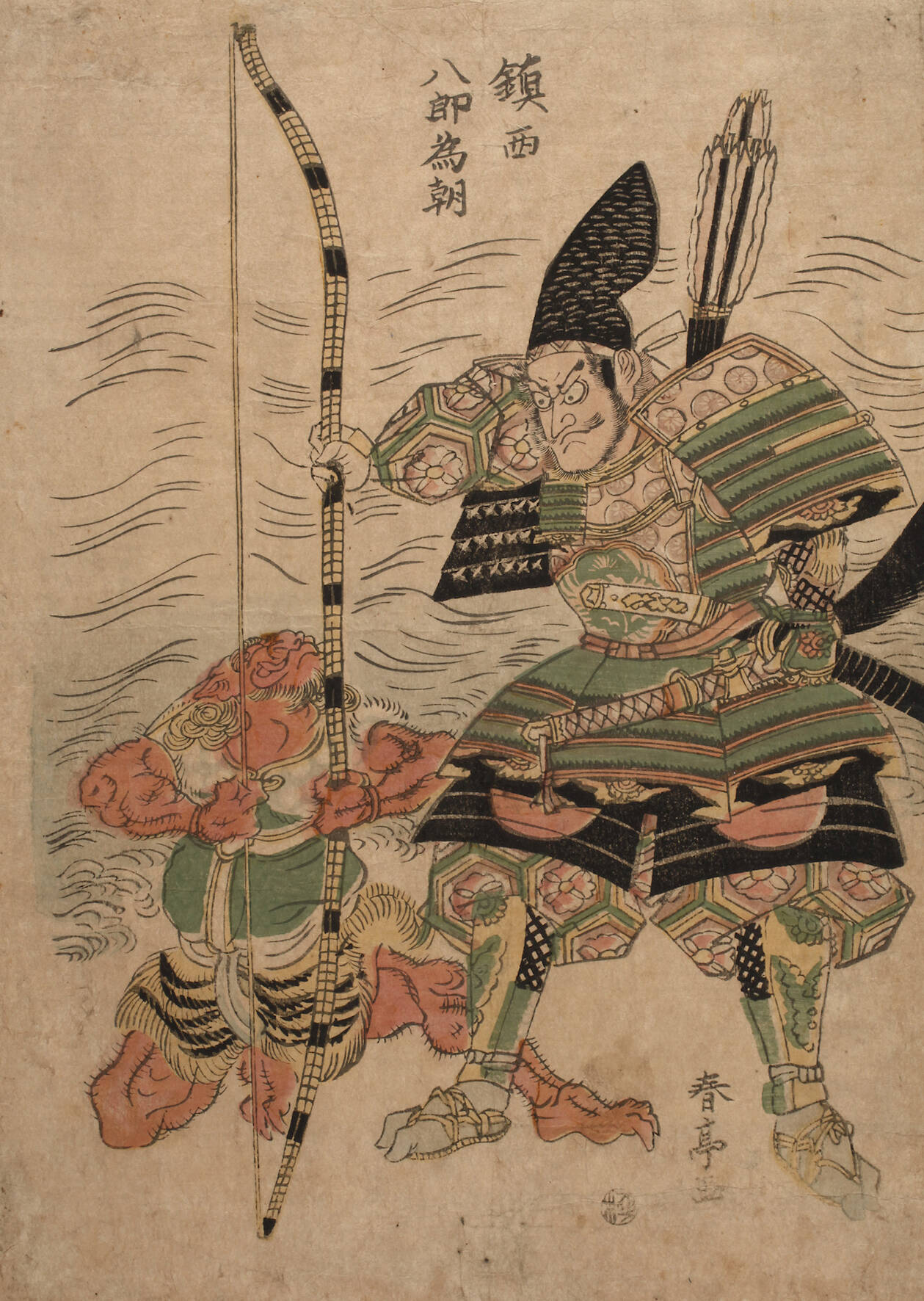 Farbholzschnitt Japan