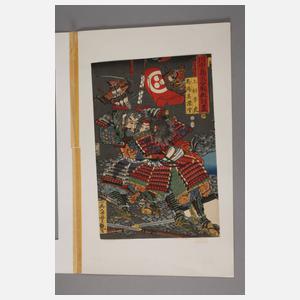 Farbholzschnitt Utagawa Yoshitsuya