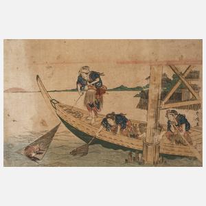 Farbholzschnitt Japan