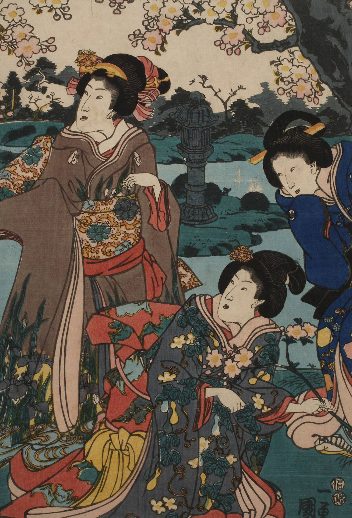 Farbholzschnitt Japan