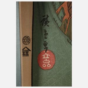 Farbholzschnitt Utagawa Hiroshige