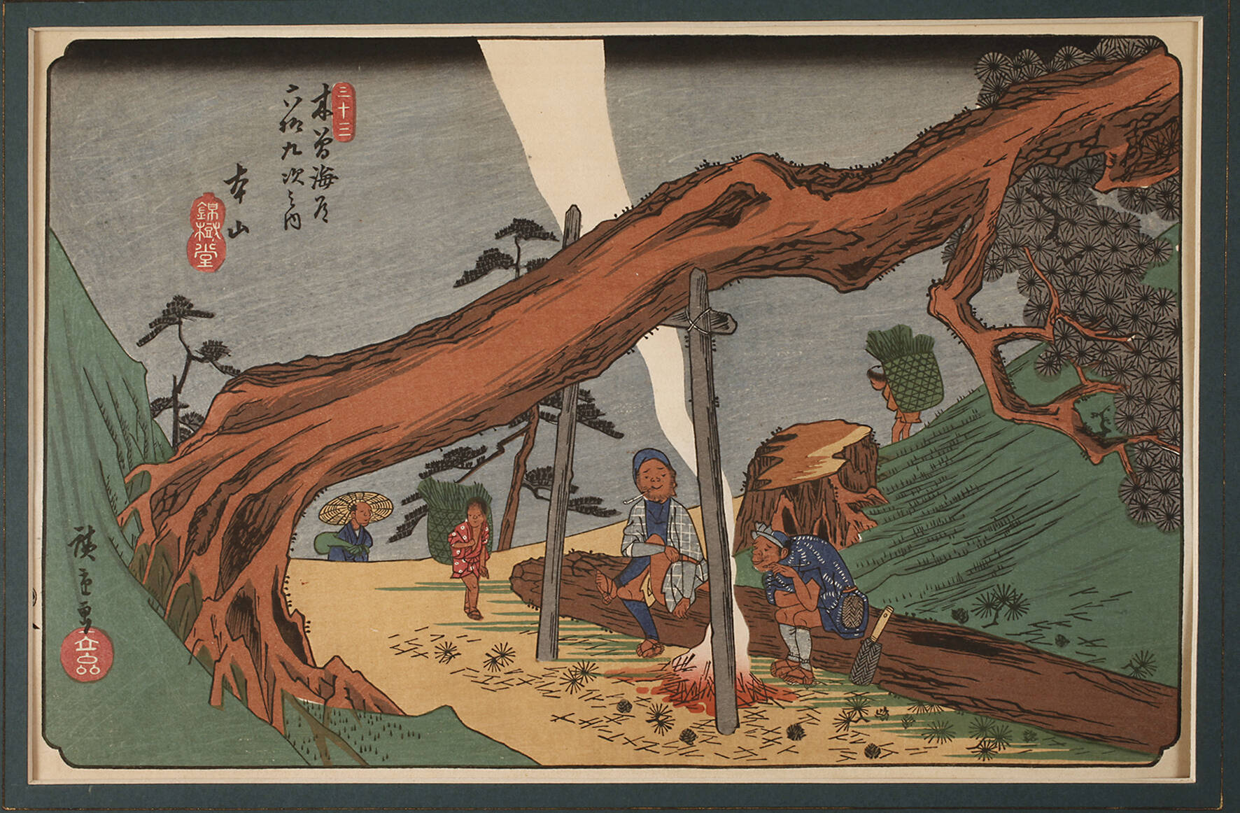 Farbholzschnitt Utagawa Hiroshige