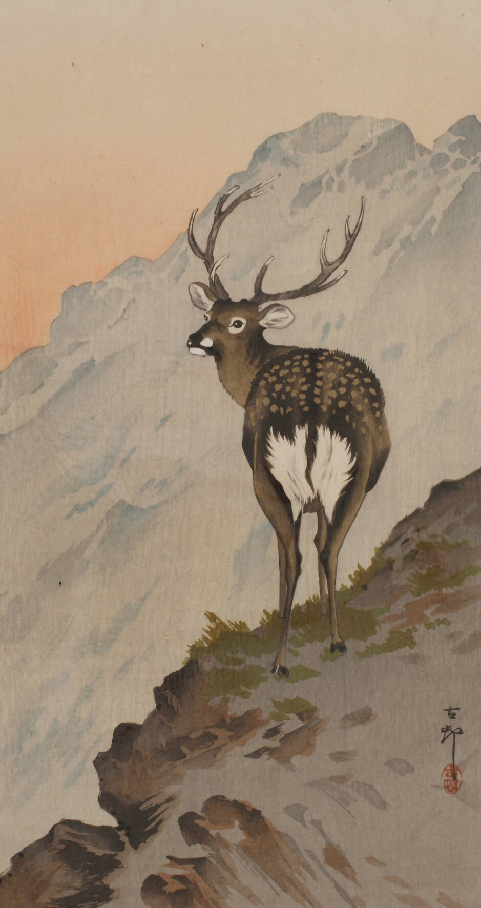 Farbholzschnitt Ohara Koson