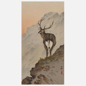 Farbholzschnitt Ohara Koson