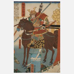 Utagawa Yoshitora Farbholzschnitt