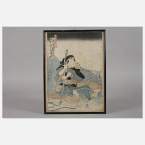 Farbholzschnitt Utagawa Kunisada (Toyokuni III)