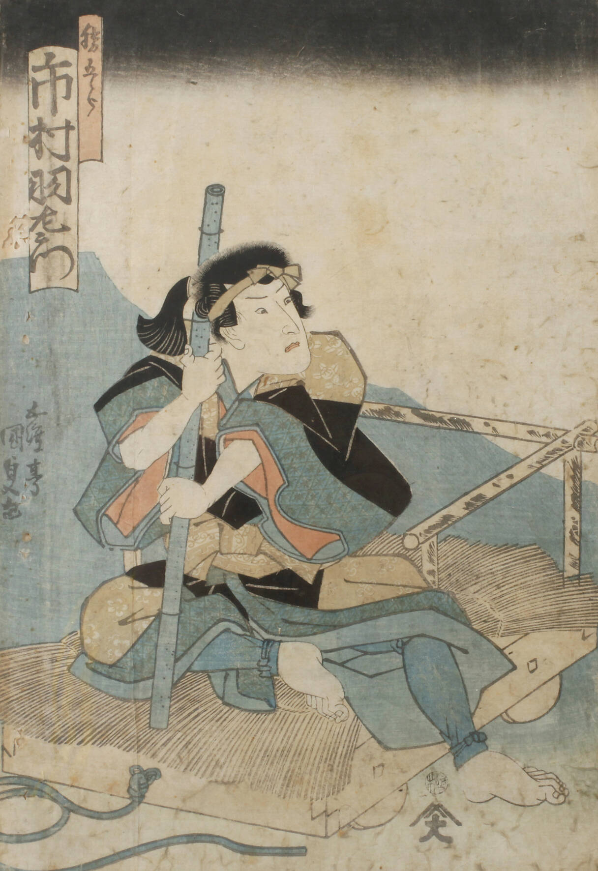 Farbholzschnitt Utagawa Kunisada (Toyokuni III)