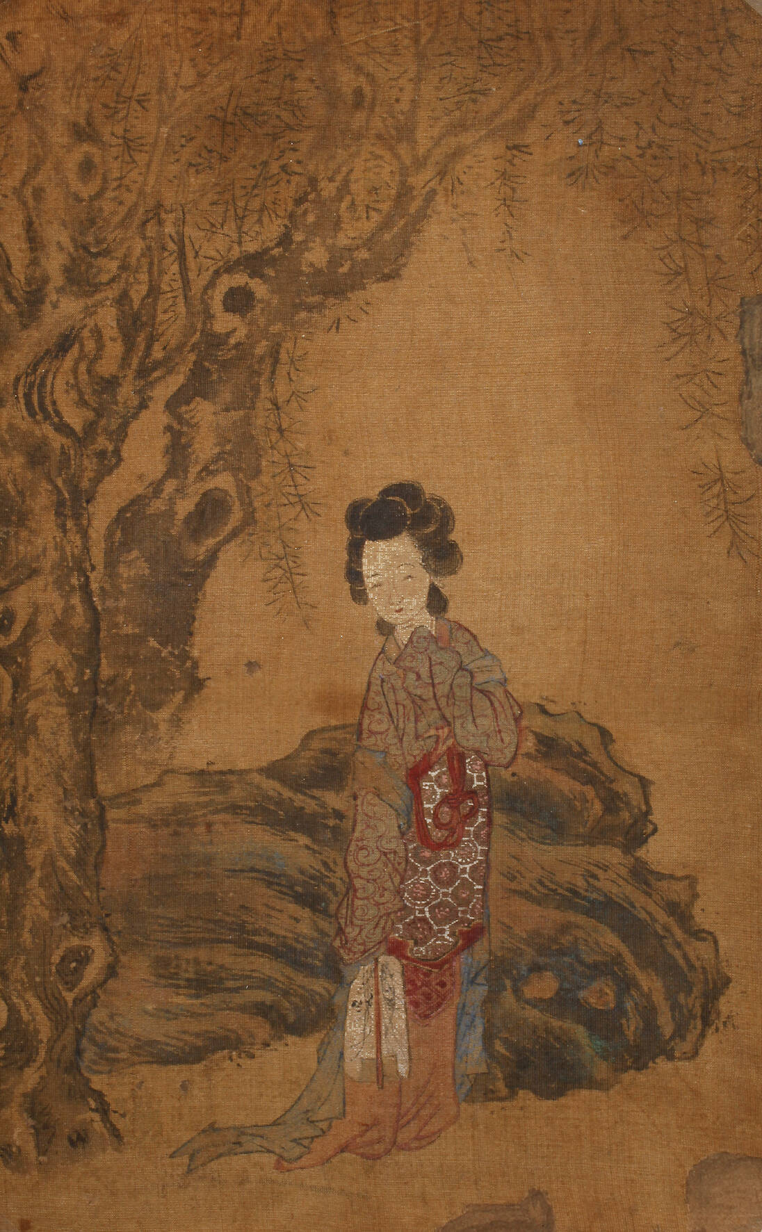 Kleine Seidenmalerei