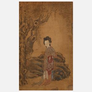 Kleine Seidenmalerei