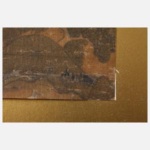 Kleine Seidenmalerei