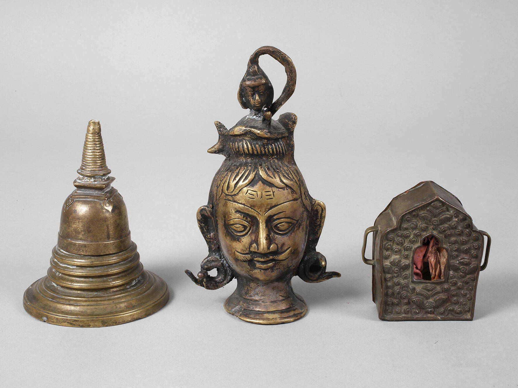 Drei hinduistische Kleinbronzen