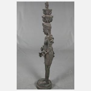 Große Bronzeplastik Avalokiteshvara