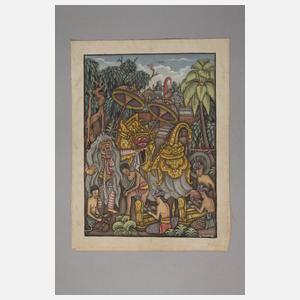 Mischtechnik Wayan Kabetan