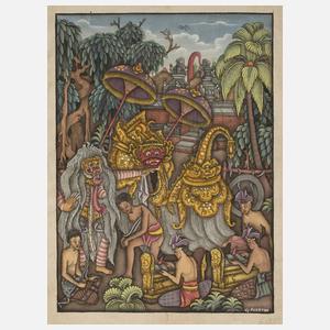 Mischtechnik Wayan Kabetan