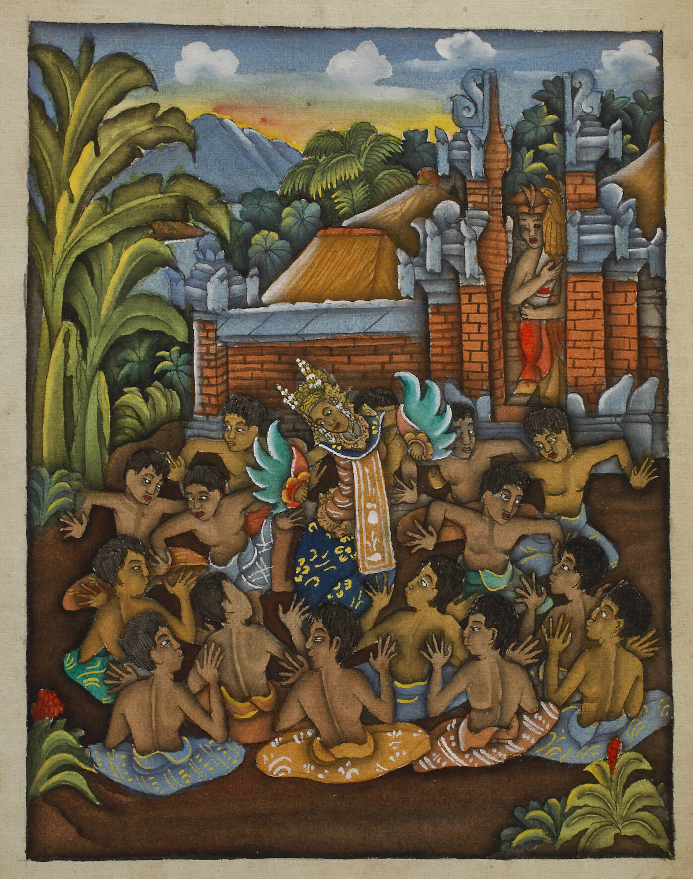 Gouache Indonesien