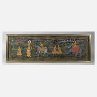 Indopersische Seidenmalerei111