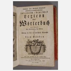 Imman. Joh. Gerhard Schellers lateinisch-deutsches Lexicon