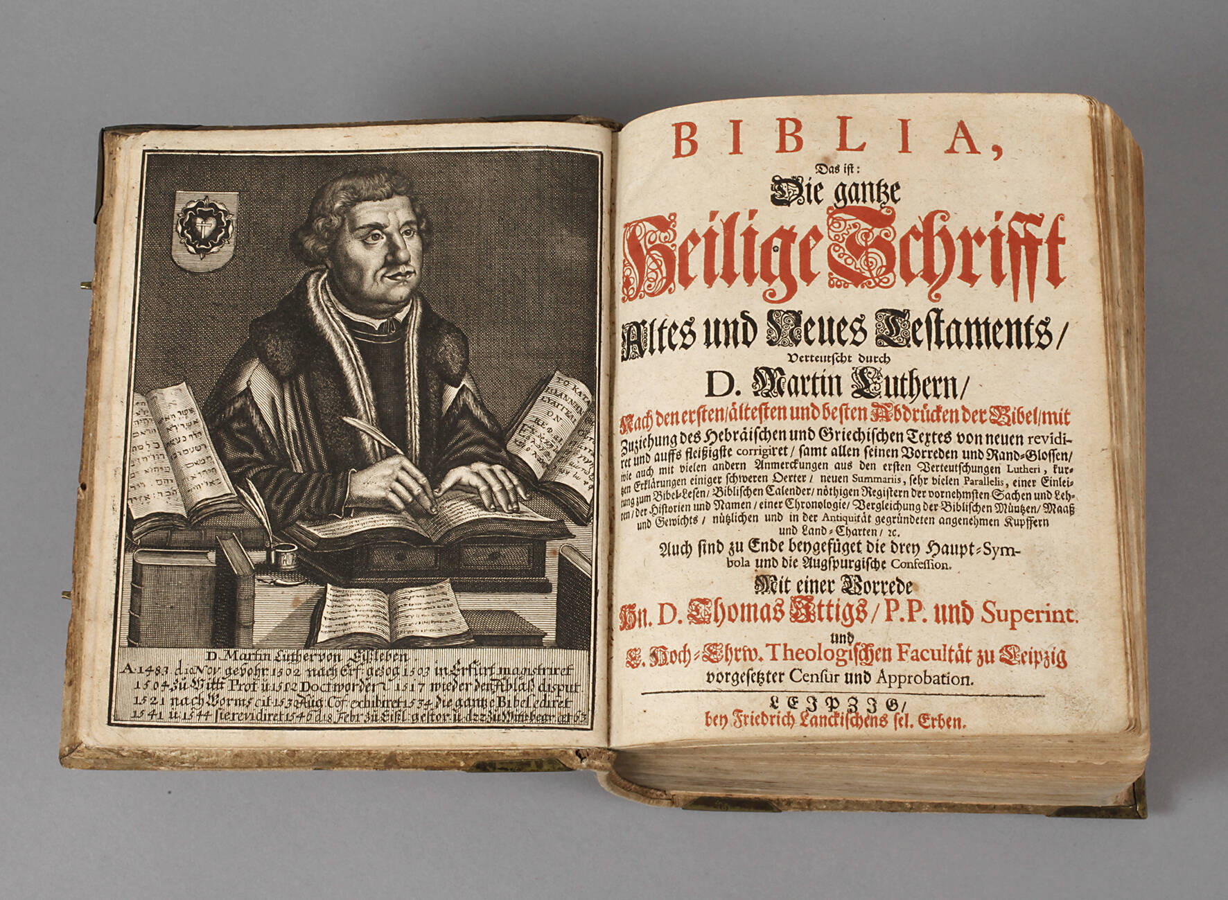 Reich illustrierte Bibel 1708