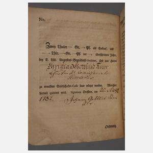 Der errichteten löblichen Augusts-Begräbniß-Societaet