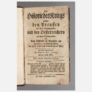 Die Historie des Kriegs zwischen den Preussen