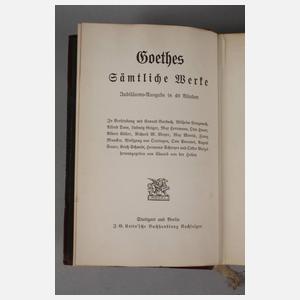 Goethes sämtliche Werke – Jubiläums-Ausgabe